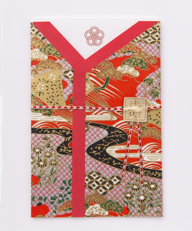 和風のペーパーアイテム kimono〜流松〜